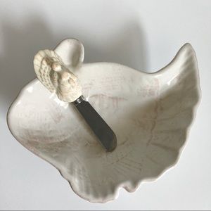 Boston Warehouse Dip Bowl & Spreader Set